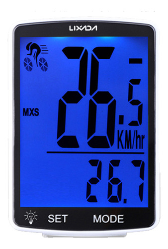 Medidor De Velocidad De Bicicleta, Cronómetro, Temperatura,