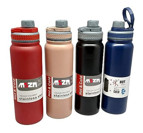 Termo Acero Para Agua Cafe Te Acero Invierno Verano 800ml