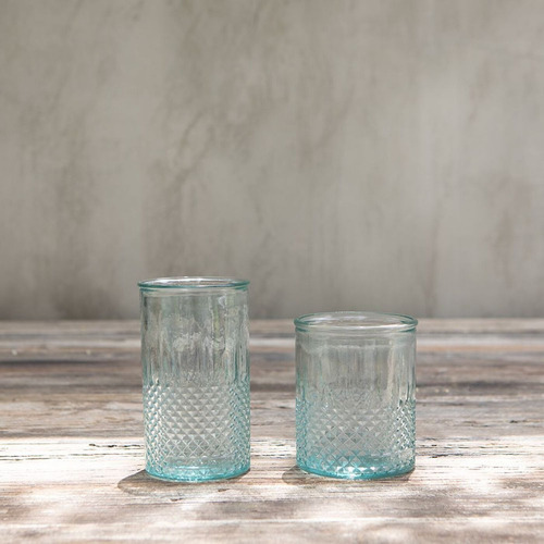 Vaso Diamante Bajo 400 Cc Color Transparente