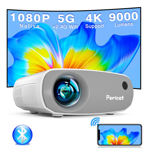 Proyector Con Wifi Y Bluetooth, Mini Proyector Wifi 5g, Proy