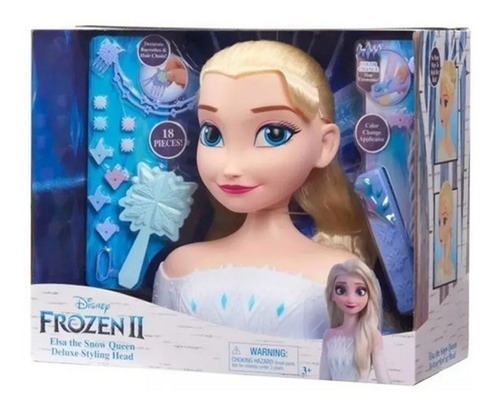 Disney Frozen 2 Cabeza para peinar con la Cara de Anna 14 Piezas   Amazones Juguetes y juegos