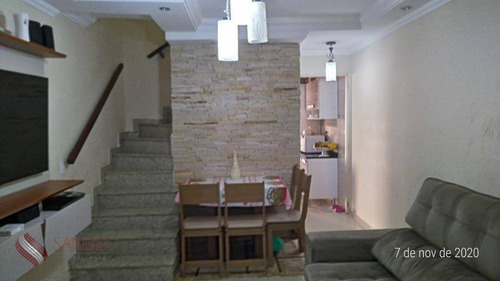 Imagem 1 de 7 de Sobrado No Conjunto Residencial Village Del Rei Com 63m² , 2 Dormitórios , Bairro Pedreira (j) - So0348