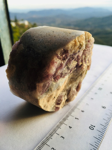 Anhidrita Angelita Mineral 100% Natural Cilindro
