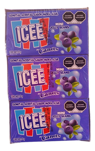 Icee Jelly Beans Mini Gomitas 9 Piezas 