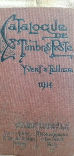Catalogue Timbres Poste Yvert & Tellier 1914  Sellos 