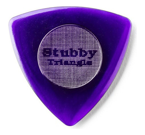 Uñetas Jim Dunlop Tri Stubby 473r 3.0 Bolsa X24u Color Violeta oscuro