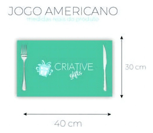 Jogo Americano 4 Un Retangular Neoprene Perry O Ornitorrinco