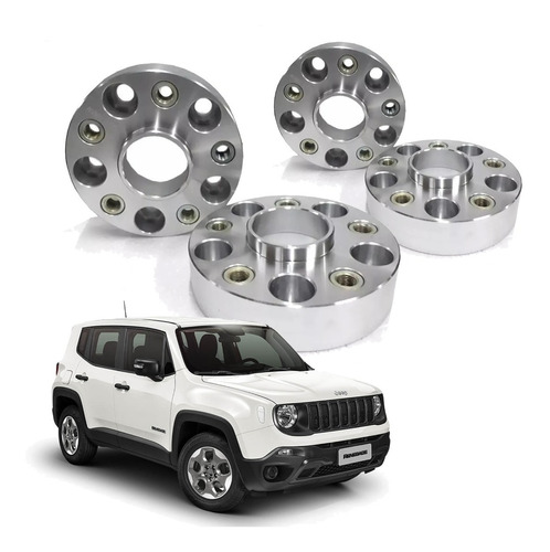 Separador Rueda Jeep Renegade 5 Bulones 31.75mm Espesor