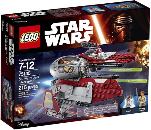 Lego Star Wars Obi-wan´s Jedi Interceptor 75135 (215 Piezas) Cantidad De Piezas 1