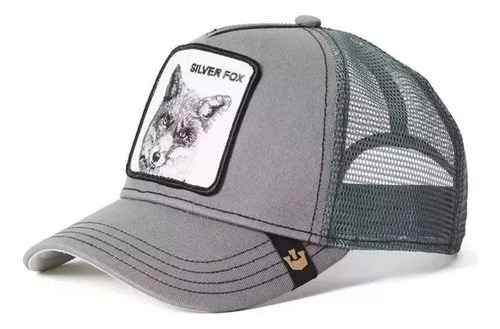 Gorra De Malla Con Protección Solar Y Bordado De Animales