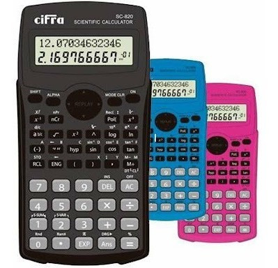 Imagen 2 de 2 de Calculadora Científica Cifra Sc-820