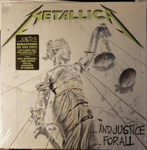 Vinilo Metallica ...and Justice For All 2 Lp Nuevo Sellado