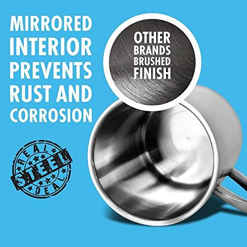 Tazas De Acero Inoxidable De Doble Pared: 100 % Libre De Bpa