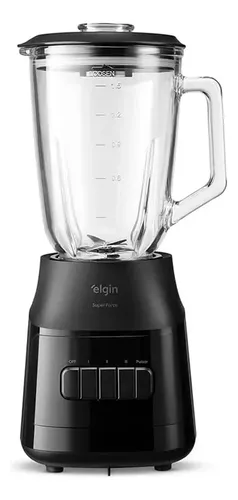 Liquidificador Super Force Elgin Jarra de Vidro 1,9L 900W Preto