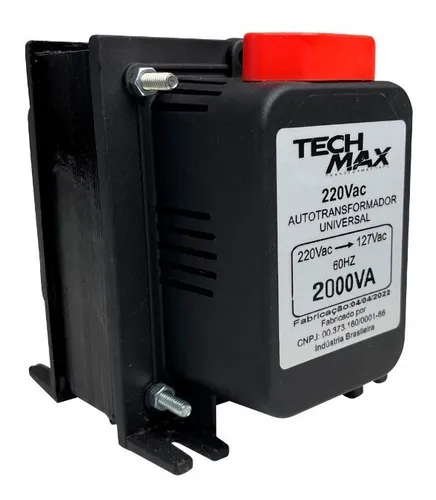 comprar  Autotransformador 2000va Bivolt 110-220 \u002F 220-110 Tech Max