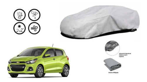 Car Cover Chevrolet Spark Ltz 2018 Afelpada.