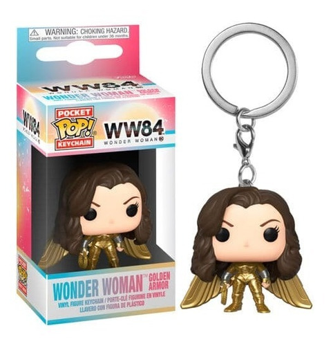 Funko Pop Llavero Wonder Woman, Mujer Maravilla Llavero Dc