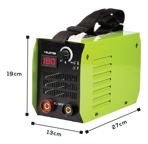Soldadora Inverter Klatter 180 Amp + Pinzas