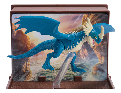 Dreamworks, Dragons, How to Train Your Dragon, Universo de Berk: Set del Libro de los dragones, 3 dragones coleccionables y cartas con soportes de exhibición para niños a partir de 4 años