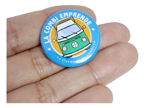 Chapita Pin 25mm (100 Unidades) Personalizadas