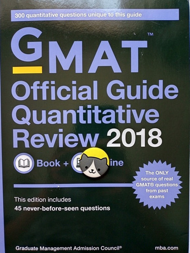 Libro Gmat Official Guide Quantitative 2018 Gmac 119b7