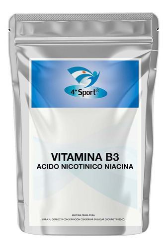 Acido Nicotinico Vitamina B3 50 Gr 4+
