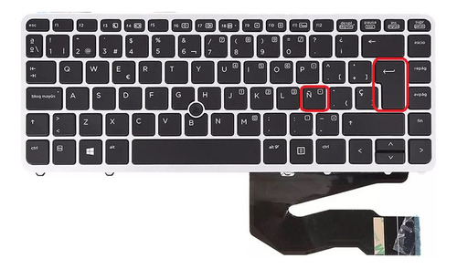 Teclado Compatible Con Lap Elitebook 840 850 G1 731179-071