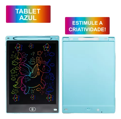 Tablet Mágico Para Desenho 10 Polegadas - Alma Azul