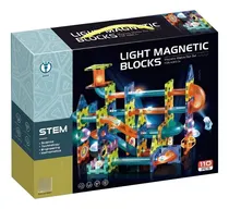Comprar Bloques Construcción Magnéticos C\u002Fluces 110pz - Tiraboschi