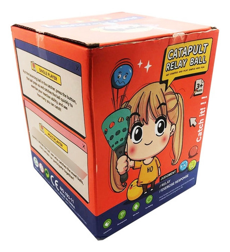Juego De Lanzar Y Atrapar Pelota - En Caja - Juego Para 2