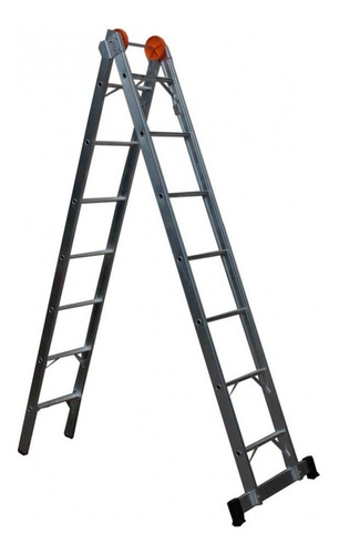 Escada De Alumínio Extensível 2 X 9 Degraus 3,25 X 5,02 M
