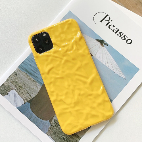 Funda Para iPhone Colores Vivos Textura 3d Moda D Goma +mica