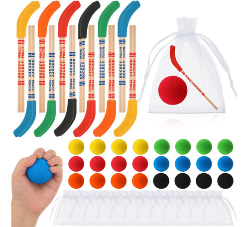 Set Party Favors Noveread Hockey, 72 Unidades, Con Bolsa Par