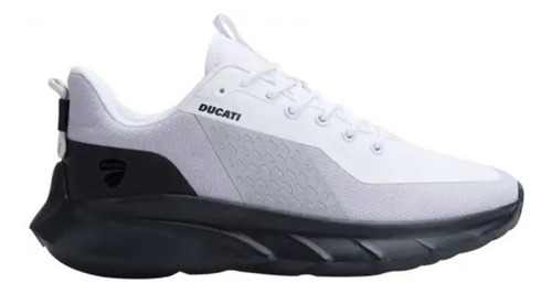 Tenis Casual Urbano Ducati 0105 Blanco Hombre Original 