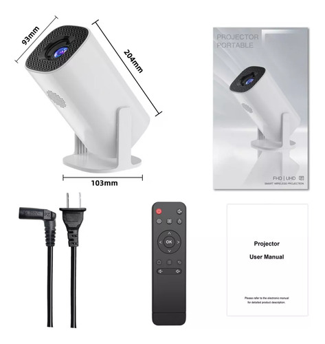 Proyector Led 4k Profesional Portatil Wifi Smart Tv Android