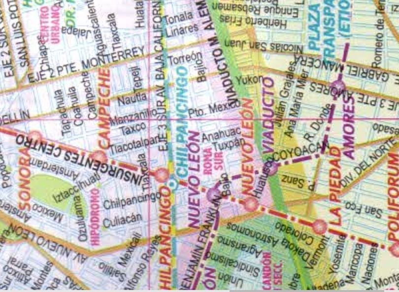 Mapa Plano Ciudad De México 2017 Lupa Gratis Envío Gratis Mercado