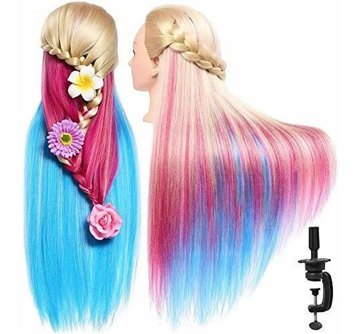 Maniqui Con Cabello Sintectico De Silky
