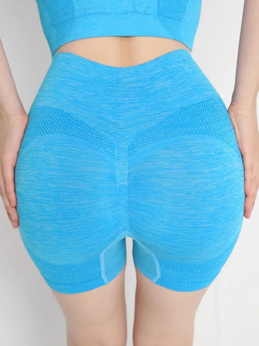 Short Calza Frunce Sin Costura Seamless Push Up Importado Of