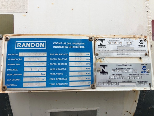 Bitrem Tanque Randon Ano/mod 1999/2000 Multi Seta 44000 Ltrs