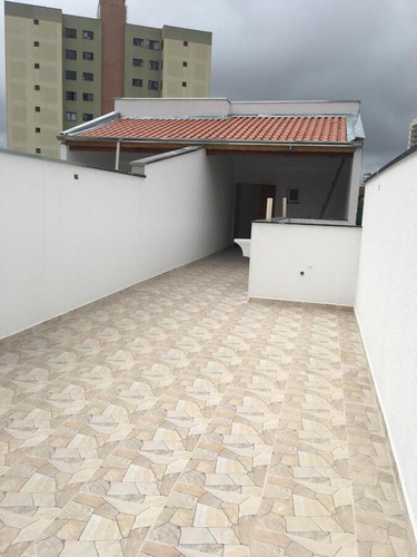 Imagem 1 de 13 de Cobertura Para Venda Em Santo André, Vila Camilópolis, 2 Dormitórios, 1 Suíte, 2 Banheiros, 1 Vaga - Co0477_2-1332602