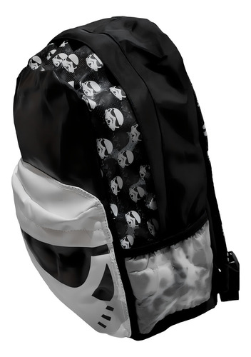 Mochila Escolar Star Wars Soldado Asalto Tsum Tsum Niños Color Negro Diseño De La Tela Lisa