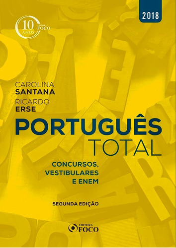 Livro Português Total: Concursos, Vestibulares E Enem - 2ª