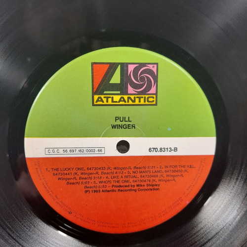 Imagem 7 de 8 de Vinil Lp Vinger Pull Com Encarte Ótimo Estado