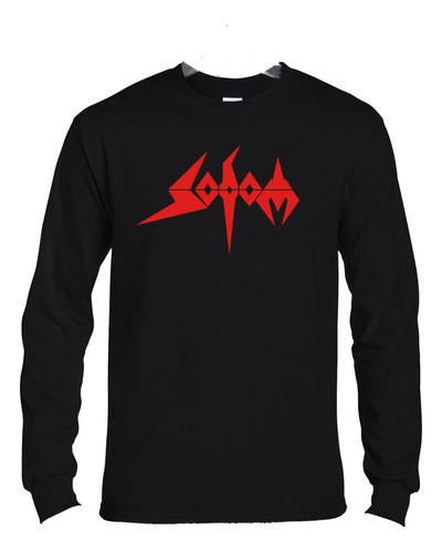 Polera Ml Sodom Logo Metal Abominatron