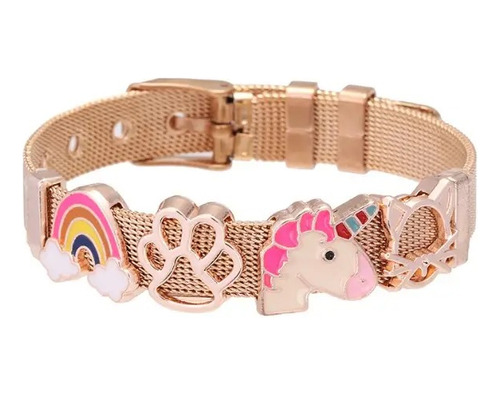 Pulsera Unicornio En Acero Inoxidable + Caja Para Regalo