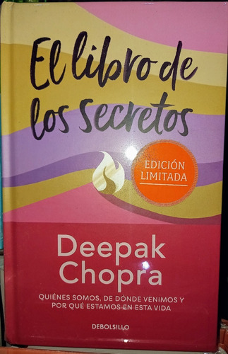 El Libro De Los Secretos ... Deepak Chopra Portada Dura