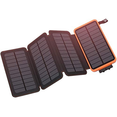 Hiluckey Cargador Solar Portátil De 25000 Mah Resistente Al