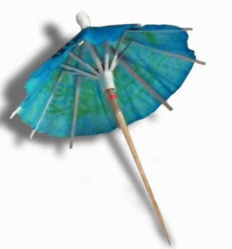 Paraguas Sombrillas Escarbadiente Picadas X 72 U. Belgrano