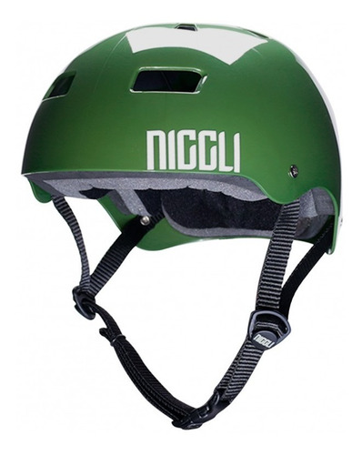 Capacete Niggli Iron Light Pro Preto Skate Bmx Bicicross