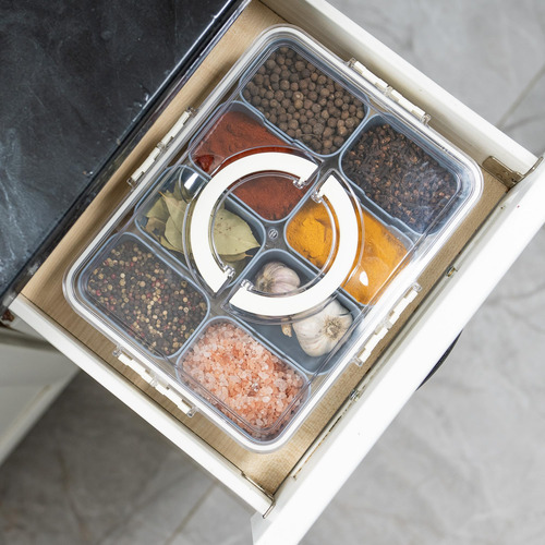 Caja Para Aperitivos Mason & Meadow Con 8 Compartimentos, Co